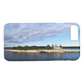 Winter Harbour-vuurtoren, Maine Case-Mate iPhone Case (Achterkant (Horizontaal))