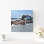 Winter Harbour-vuurtoren, Maine Clock Vierkante Klok (Huis)