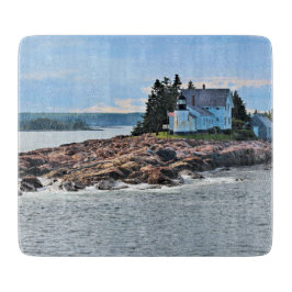 Winter Harbour-vuurtoren, Maine Cutting Board Snijplank