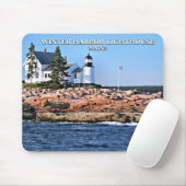 Winter Harbour-vuurtoren, Maine Muismat (Met muis)