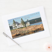 Winter Harbour-vuurtoren, Maine Stickers (Envelop)