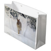 Winter Hare (Rabbit), Bruno Liljefors Groot Cadeauzakje (Voorkant Gekanteld)