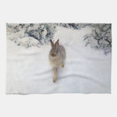 Winter Hare (Rabbit), Bruno Liljefors Theedoek (Horizontaal)