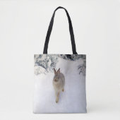 Winter Hare (Rabbit), Bruno Liljefors Tote Bag (Voorkant)