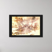 Winter Harmony', John Henry Twachtman._Landschappe Canvas Afdruk (Voorkant)