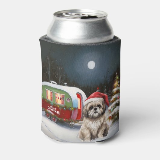 Winter Havanese Caravan Kerstavontuur Blikjeskoeler (Blikje Achterkant)