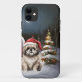Winter Havanese Caravan Kerstavontuur Case-Mate iPhone Case (Achterkant)