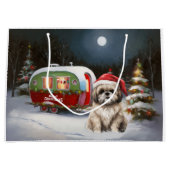 Winter Havanese Caravan Kerstavontuur Groot Cadeauzakje (Voorkant)