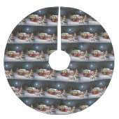 Winter Havanese Caravan Kerstavontuur Kerstboom Rok (Voorkant)