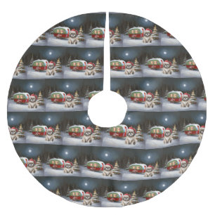 Winter Havanese Caravan Kerstavontuur Kerstboom Rok