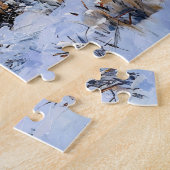 Winter Havel Rivier Landschap Legpuzzel (Zijkant)