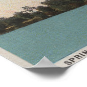 Winter Haven, Florida - Water Uitzicht van de lent Poster (Hoek)