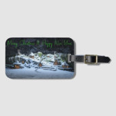 Winter Haven of the Hidden Folk Bagagelabel (Voorkant (horizontaal))