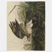 Winter Hawk, John James Audubon's Birds of America Fleece Deken (Voorkant)