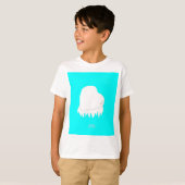 Winter Heart Boys White Basic T-Shirt (Voorkant volledig)