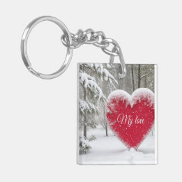 Winter Heart Sleutelhanger