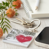 Winter Heart Sleutelhanger (Voorkant Rechts)