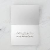 Winter Heart Sympathcard Kaart (Binnen)