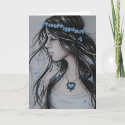 Winter Heart Wenskaart Kaart (Voorkant)