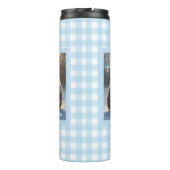 Winter Hedgehog Mug – Cute Snowflake  Thermosbeker (Achterkant)