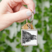 winter heg sleutelhanger (Hand)