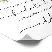 Winter Help de drukke bruid een envelop adresseren Poster (Hoek)