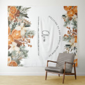 Winter herfst Vrijgezellenfeest Achtergrond Fotoca Wandkleed (In Situ (horizontaal))