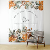 Winter herfst Vrijgezellenfeest Achtergrond Fotoca Wandkleed (In situ)