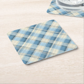 Winter Heritage Tartan | Frostbite Glen Diamond Kartonnen Onderzetters