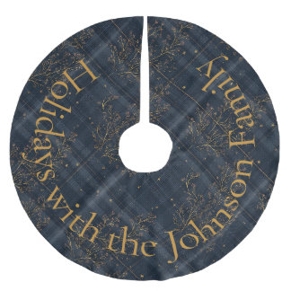 Winter Heritage Tartan | Velvet Nocturne Custom Kerstboom Rok