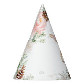 Winter hert blush roze verjaardag feesthoedjes (Links)