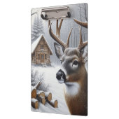Winter hert/Hertenkunst Klembord (Links)