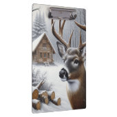 Winter hert/Hertenkunst Klembord (Rechts)