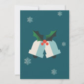 Winter hert verjaardag kaart (Achterkant)