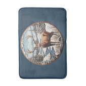 Winter herten badmat (Voorkant Verticaal)