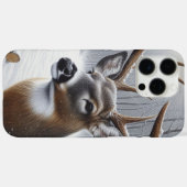Winter herten/Bok kunst Case-Mate iPhone Case (Achterkant (horizontaal))