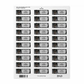 Winter Herten familie Etiket (Full Sheet)
