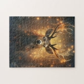 Winter Herten puzzel Legpuzzel (Horizontaal)