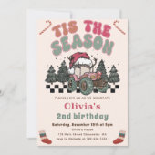 Winter Herten Vrachtwagen Kerstmis Verjaardagsfees Kaart (Voorkant)