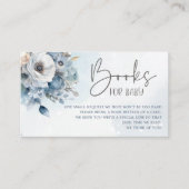 Winter Het is Koud Buiten Baby shower Boeken voor  Informatiekaartje (Voorkant)