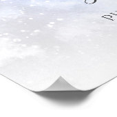 Winter Het is koud buiten Baby shower Favors Poster (Hoek)