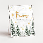 Winter Het is koud buiten gunsten Poster<br><div class="desc">Maak uw evenement speciaal met dit sneeuwvlok Baby shower met onze schattige en mooie printbare Favor Sign met schattige dennenbomen thema. Download,  personaliseer en creëer blijvende herinneringen met deze perfecte touch voor uw vreugdevolle viering! BS580</div>