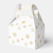 Winter Het Is Koud Buiten Roze Strik Baby Shower Bedankdoosjes (Achterkant)