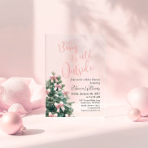 Winter Het is koud buiten Roze strik meisje baby s