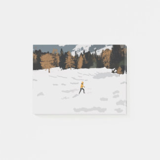 Winter Hike Post-it® Notes