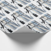 Winter Hillside Cadeaupapier (Hoek)