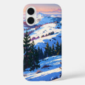 Winter Hilltop Uitzicht Case-Mate iPhone Case (Achterkant)