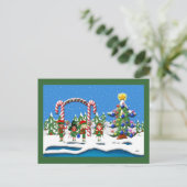 Winter Hinterland Briefkaart (Staand voorkant)