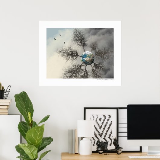 Winter - Hiver Poster (Thuiskantoor)