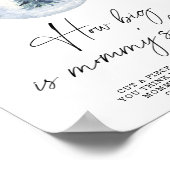 Winter hoe groot is het poster van het buikspel va (Hoek)